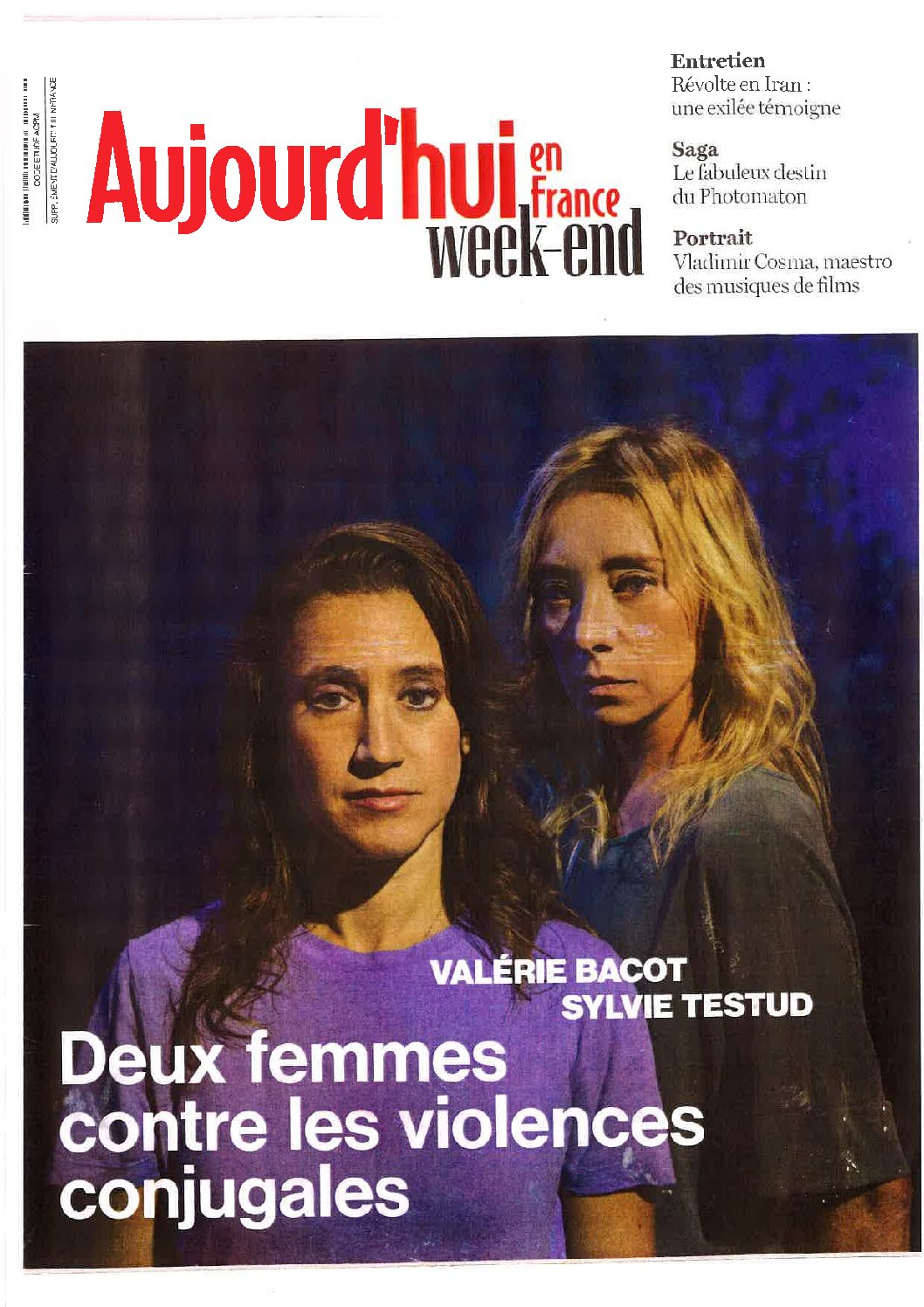 Jusqu’au 30 décembre 2022 : Deux femmes contre les violences conjugales. « Tout le monde savait » au théâtre de l’œuvre (Paris 9ème).