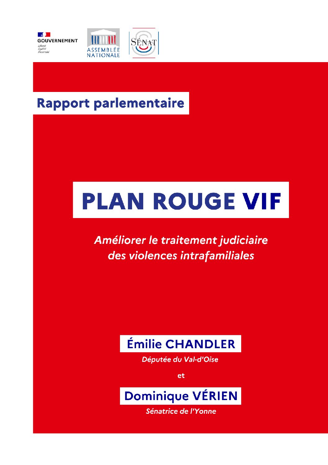 22 mai 2023 : Un rapport parlementaire pour lutter contre les violences conjugales